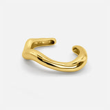 Opulence | Sculpted Gold Open Bracelet