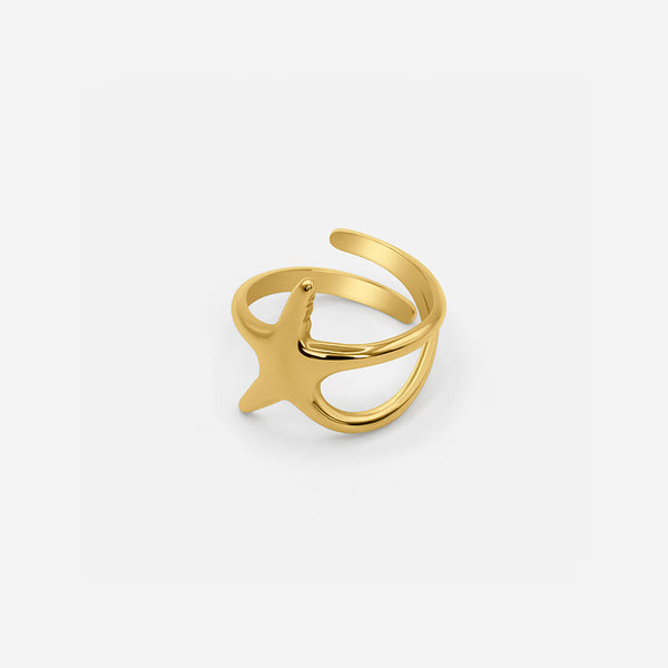 Marina | Adjustable Sea Star Gold Ring