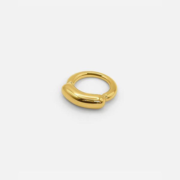 Solara | Tube Gold Ring