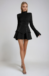 Zarae™ | Sequin Patchwork Mini Dress