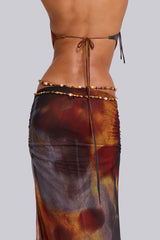 Seraphina™ | Cut-Out Print Dress