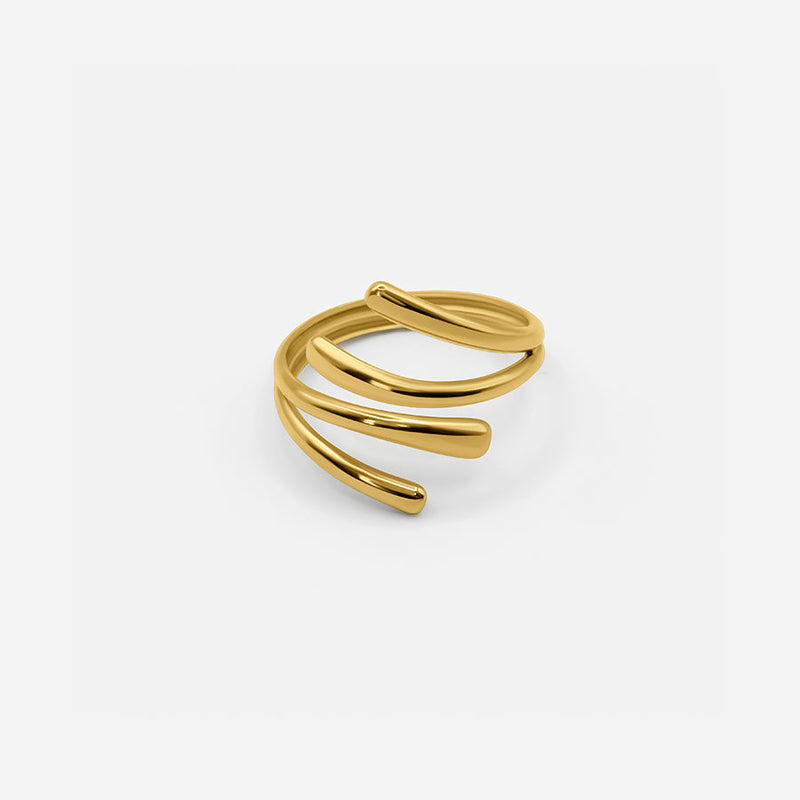 Isla™ | Adjustable Opening Gold Ring
