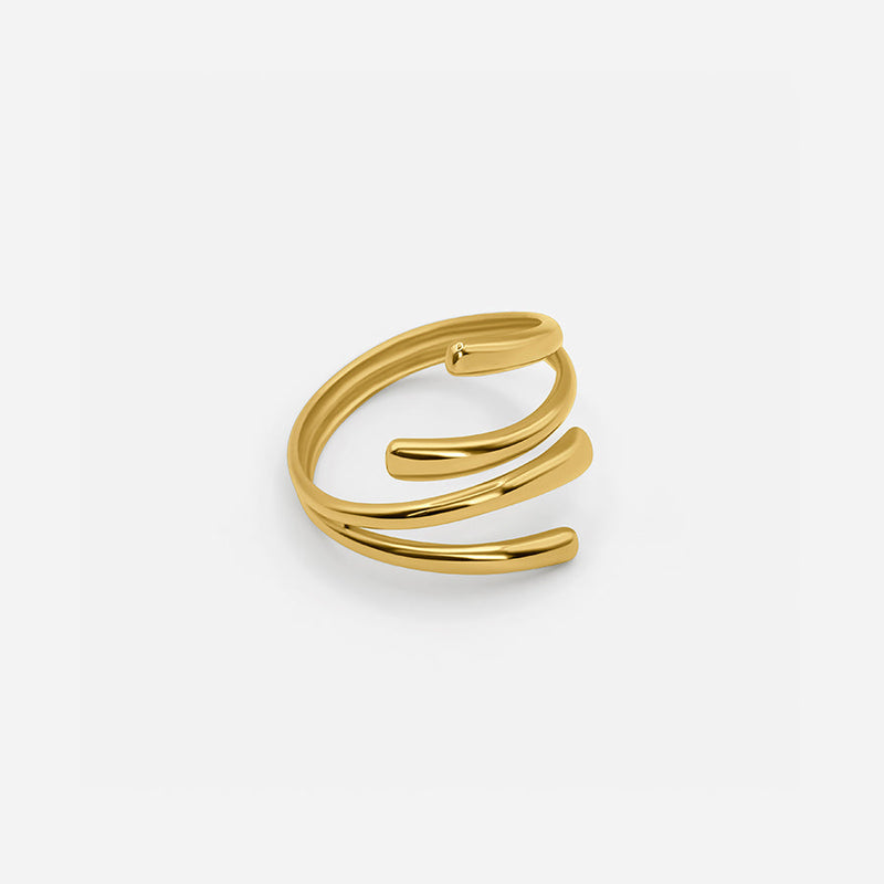 Isla™ | Adjustable Opening Gold Ring