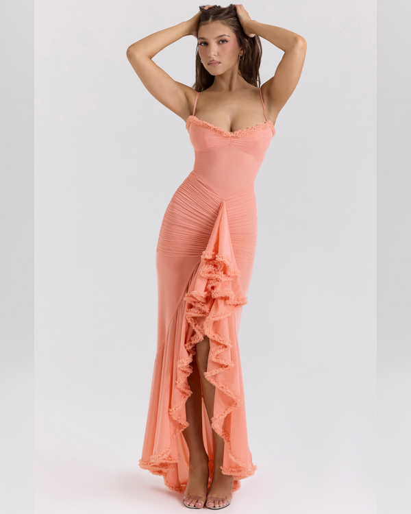 Selene™ | Ruffle Front Gown