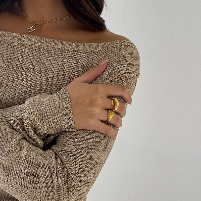 Calyx | Ripple Gold Ring