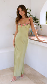 Seraphina™ | Floral Detail Maxi Dress
