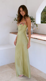 Seraphina™ | Floral Detail Maxi Dress