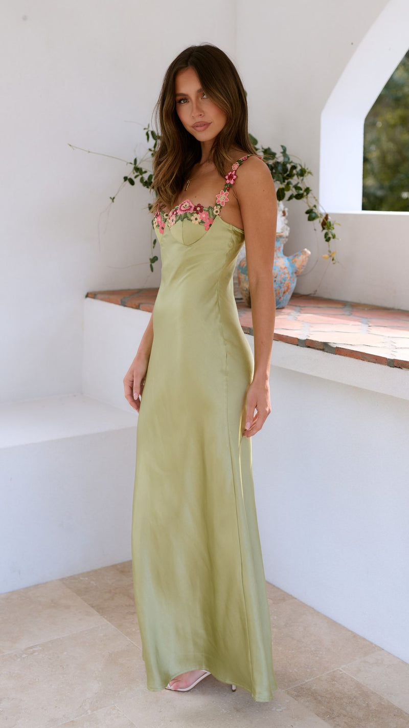 Seraphina™ | Floral Detail Maxi Dress