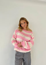 Isla™ | Classic Knit Sweater - Pink
