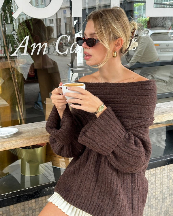 Caelan™ | Cozy Knit Sweater - Brown