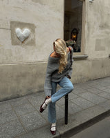 Caelan™ | Cozy Knit Sweater - Grey