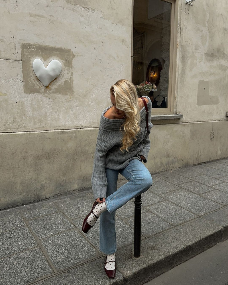 Caelan™ | Cozy Knit Sweater - Grey