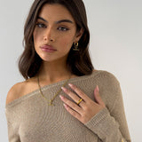Solara | Curve Gold Ring