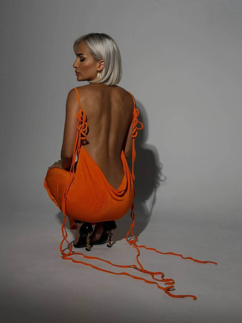 BACKLESS™ | MAXI DRESS