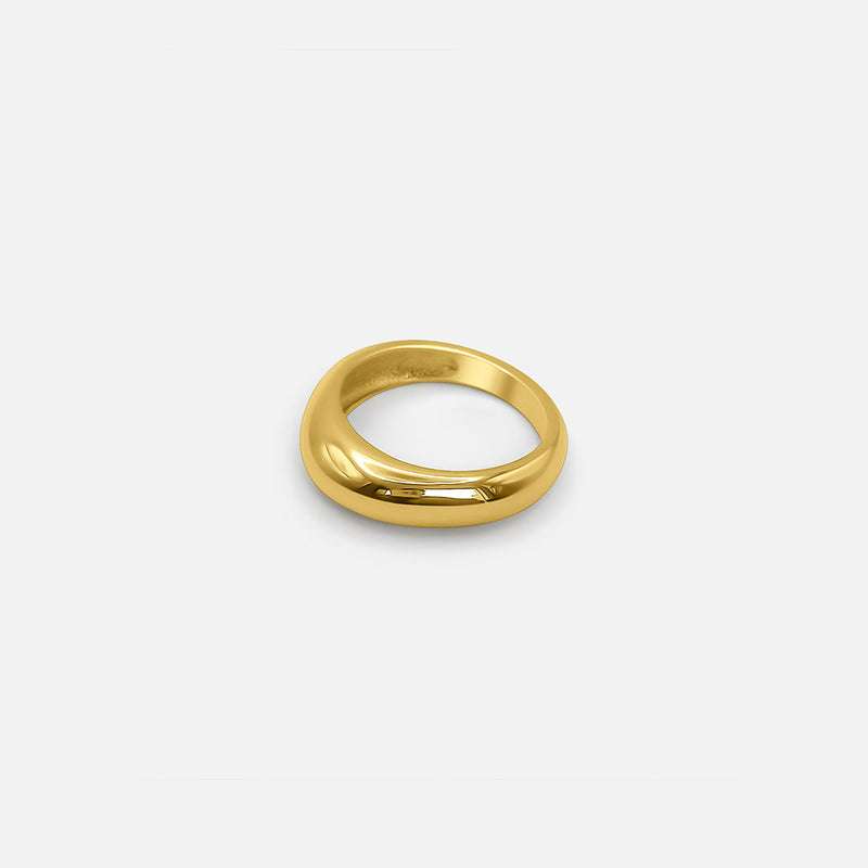 Solara | Curve Gold Ring