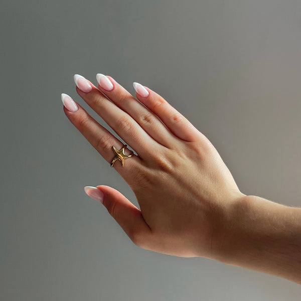 Marina | Adjustable Sea Star Gold Ring