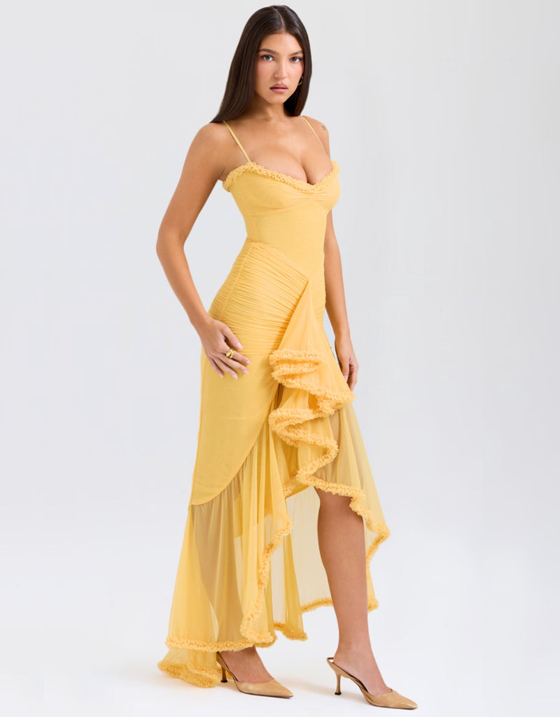 Selene™ | Ruffle Front Gown