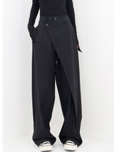 Elara™ | Button Wide-Leg Pants