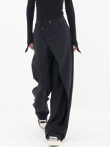 Elara™ | Button Wide-Leg Pants