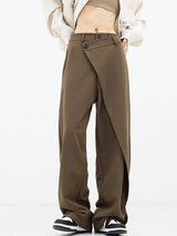 Elara™ | Button Wide-Leg Pants