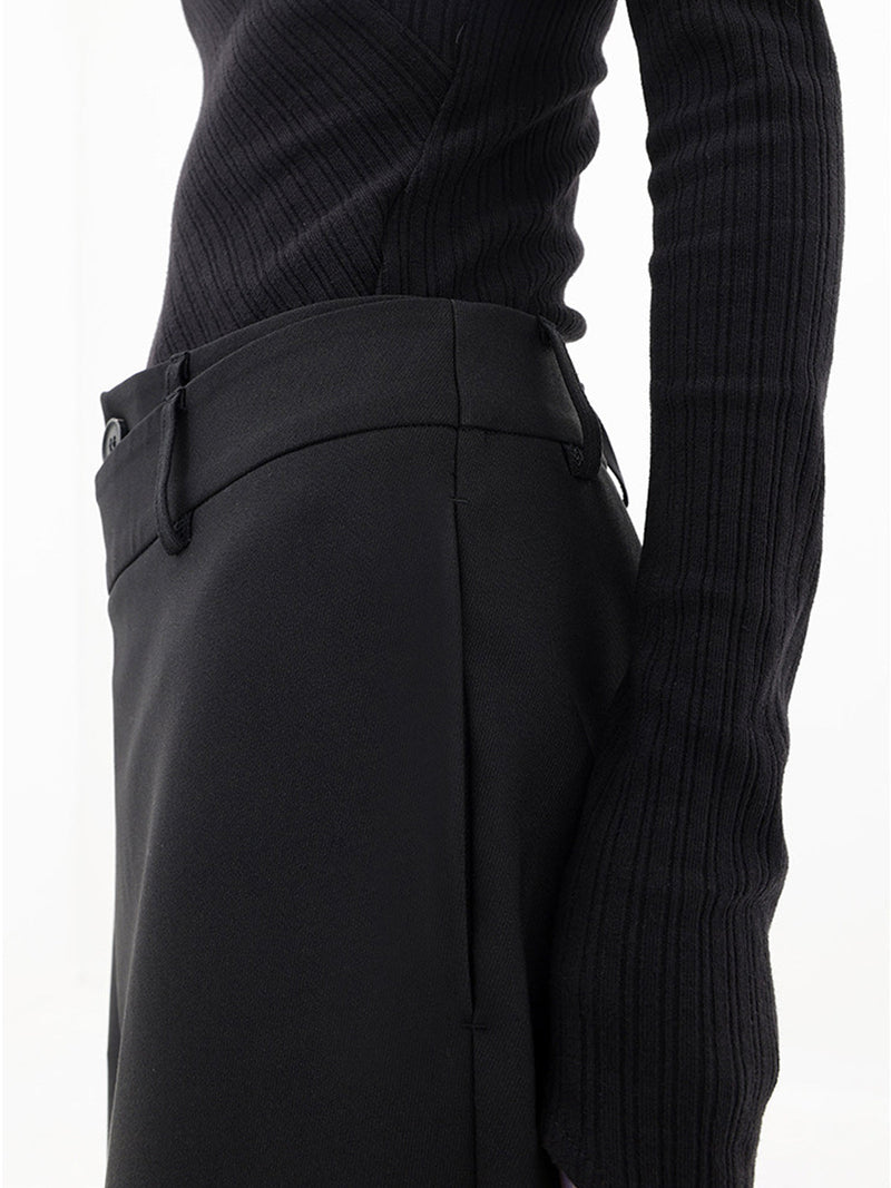 Elara™ | Button Wide-Leg Pants
