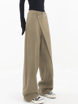 Elara™ | Button Wide-Leg Pants