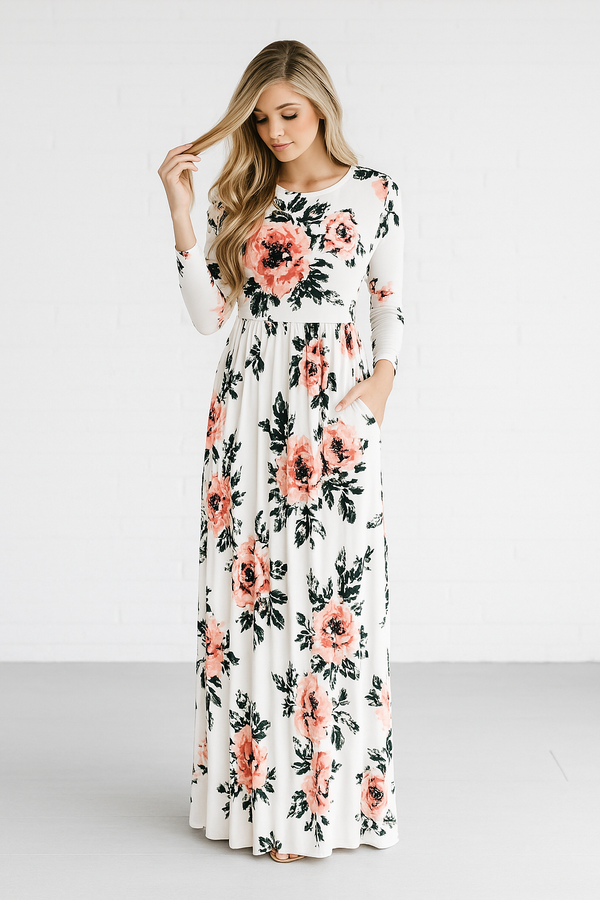 Isabella™ – Timeless Floral Dress