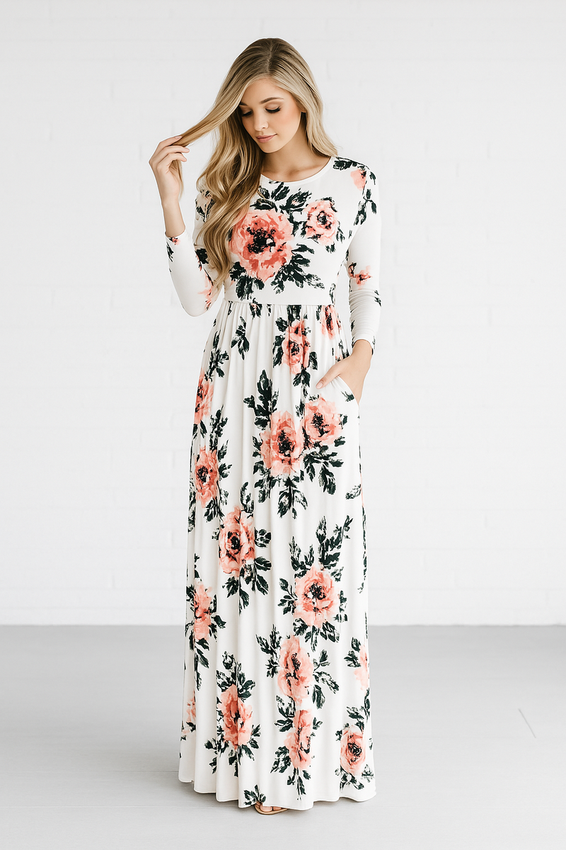 Isabella™ – Timeless Floral Dress