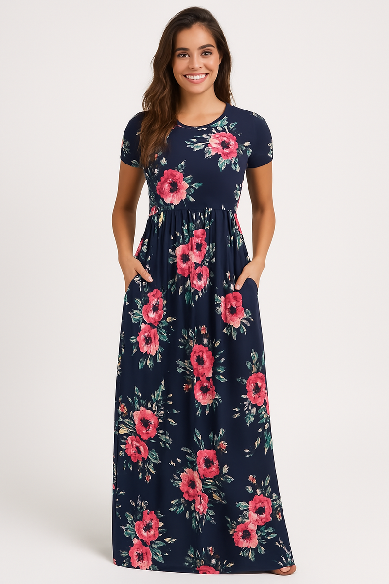 Ariana™ – Timeless Floral Maxi Dress