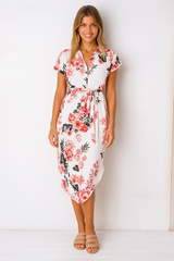 Zara™ – Timeless Floral Midi Dress