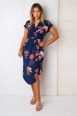 Zara™ – Timeless Floral Midi Dress