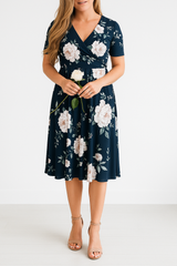 Celeste™ – Timeless Floral Midi Dress