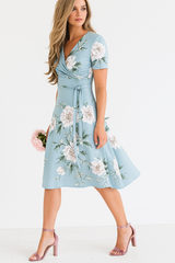 Celeste™ – Timeless Floral Midi Dress