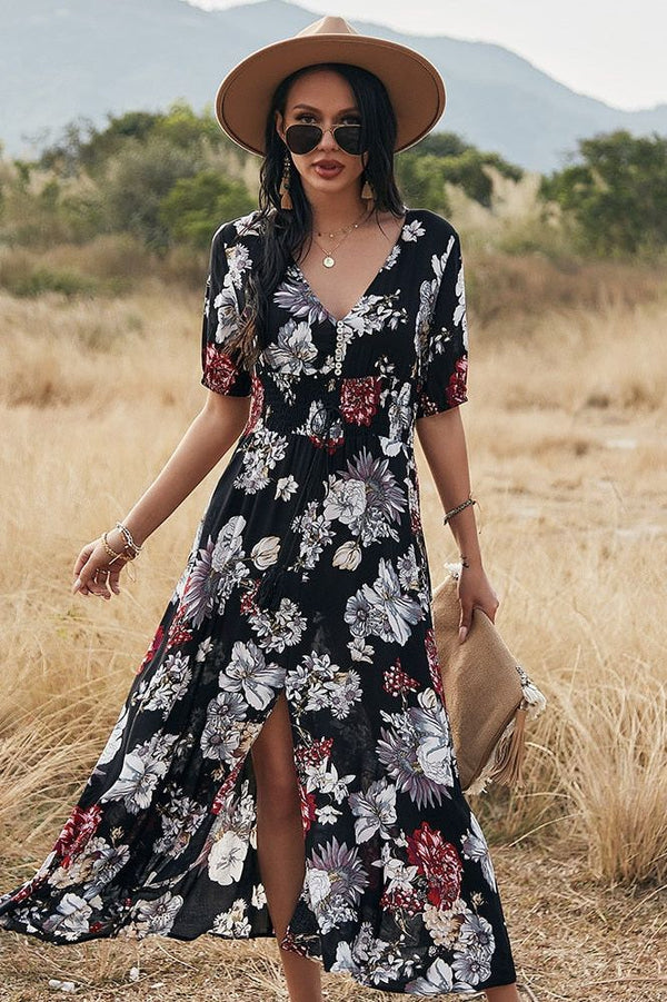 Vivienne™ – Radiant Floral Dress