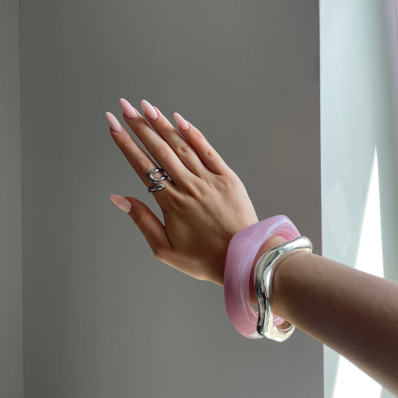 Vega™ | Adjustable Sculptural Silver Ring