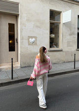Isla™ | Classic Knit Sweater - Pink