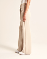 Noa™ | Beige Wide-Leg Trousers