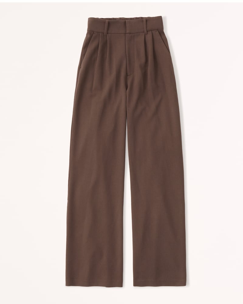Noa™ | Mocha Wide-Leg Trousers
