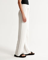 Noa™ | White Wide-Leg Trousers