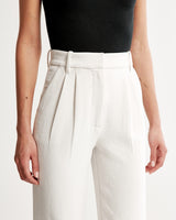 Noa™ | White Wide-Leg Trousers