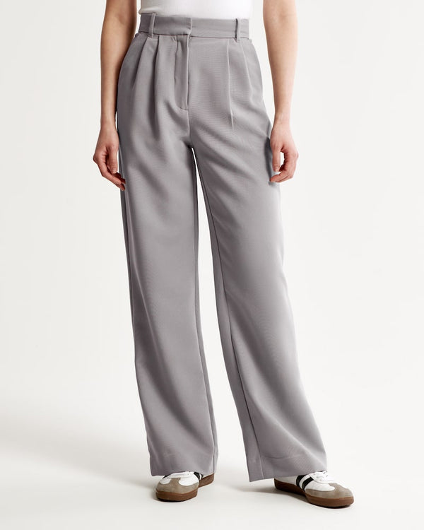 Noa™ | Gray Wide-Leg Trousers