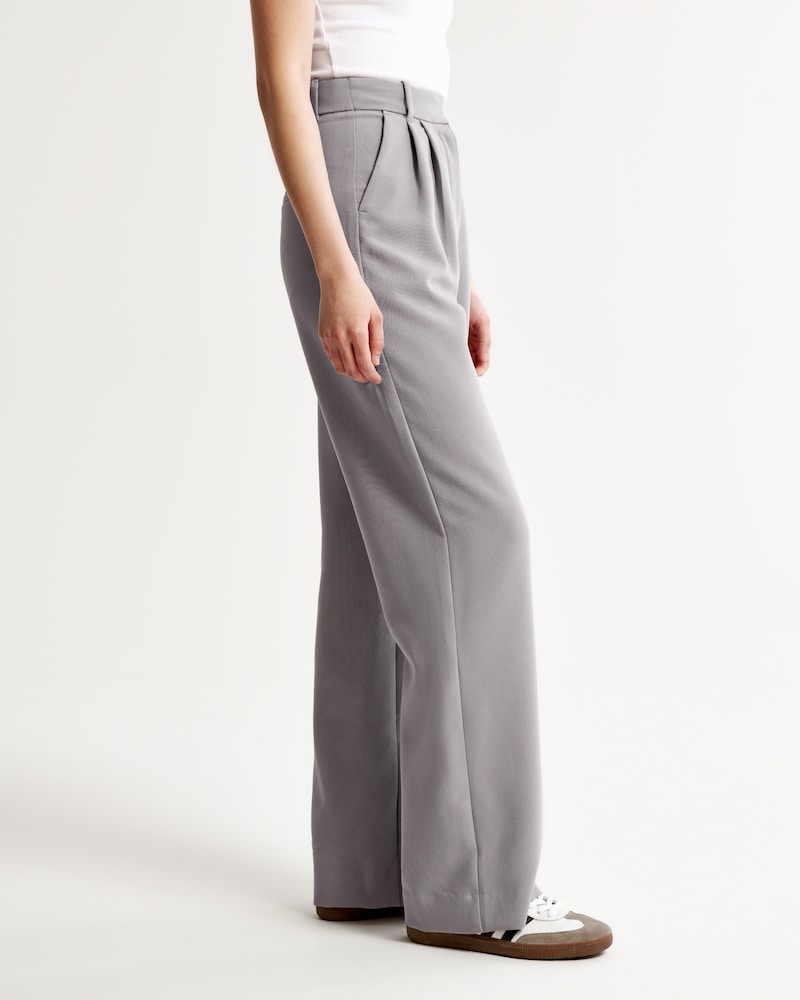Noa™ | Gray Wide-Leg Trousers