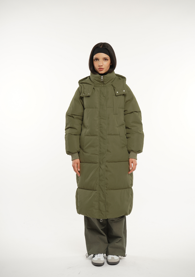 Valentina™ | Luxe Hooded Belted Puffer