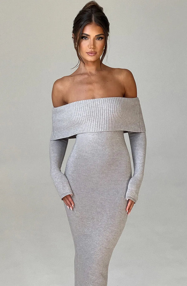 Isolde™ | Off-Shoulder Maxi Dress