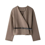 Sienna™ | V-Neck Wool Cardigan