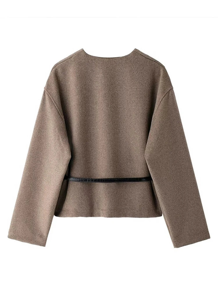 Sienna™ | V-Neck Wool Cardigan