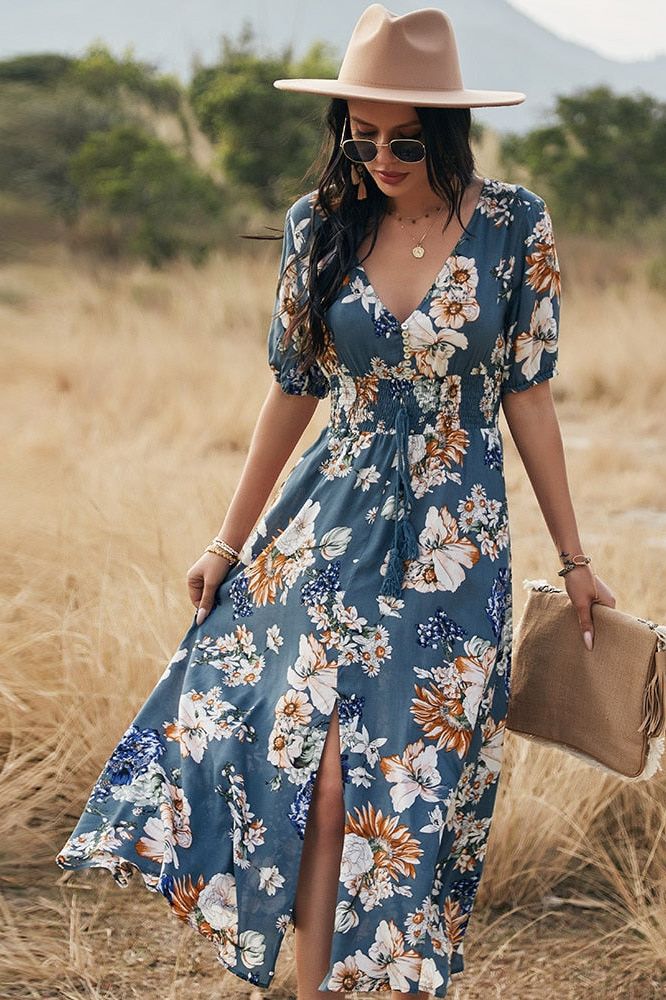 Vivienne™ – Radiant Floral Dress
