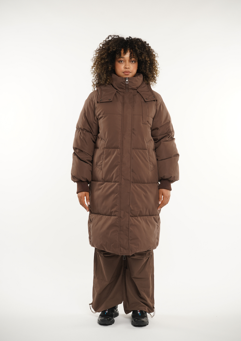 Valentina™ | Luxe Hooded Belted Puffer