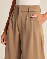 Noa™ | Brown Wide-Leg Trousers