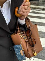 Isla™ | Classic Pebbled Leather Handbag